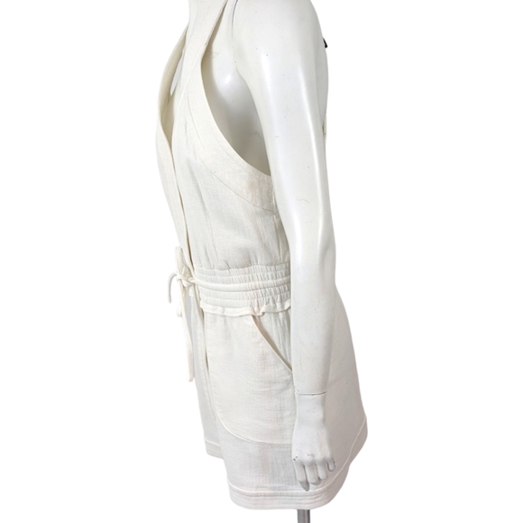 Rebecca Minkoff Sleeveless Racerback Mini Dress Womens Large White NEW Y2k - Picture 6 of 15